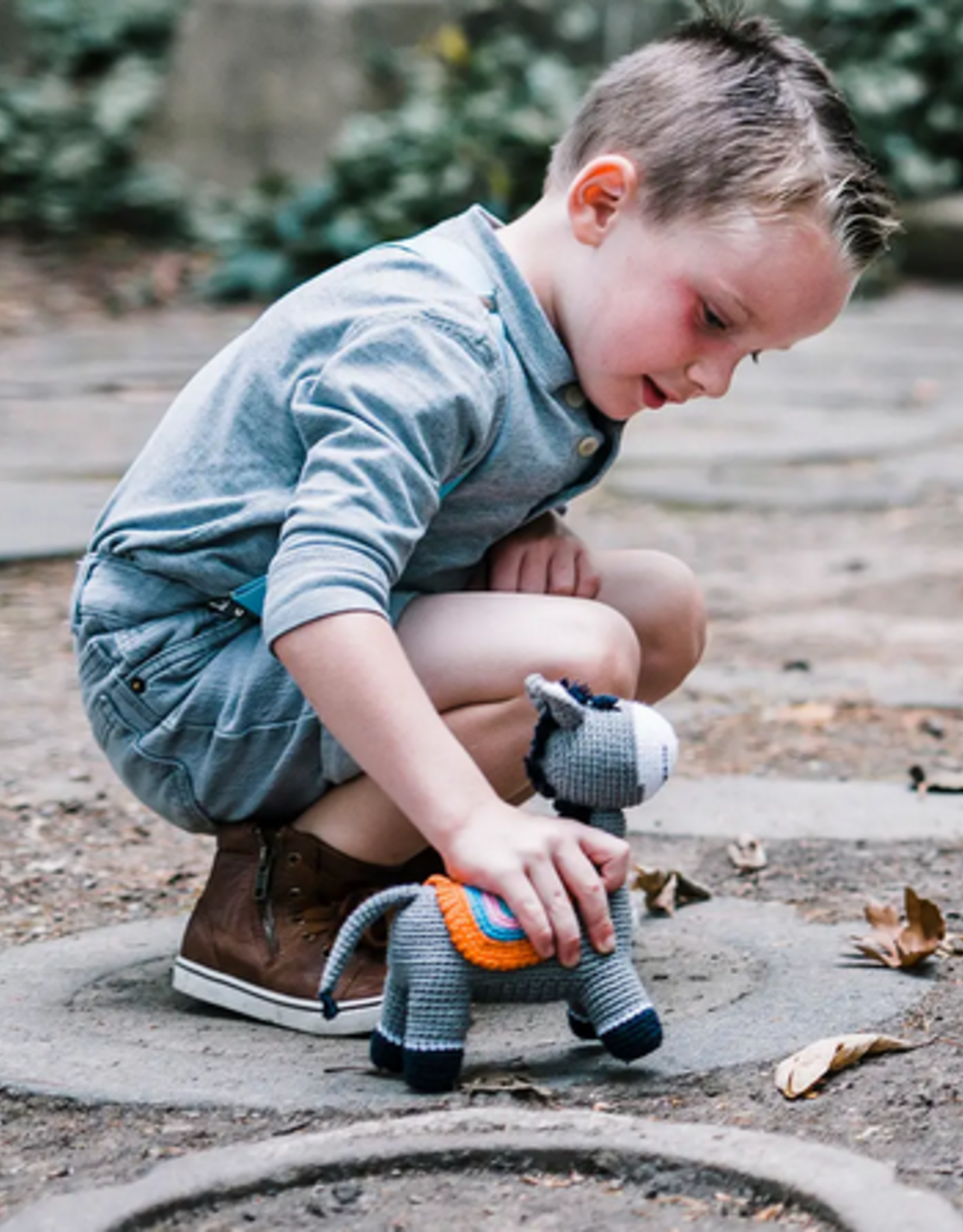 Pebble Donkey Rattle