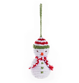 Pebble Snowy Ornament