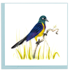 Quilling Card Quilled Golden-Breasted Starling Greeting Card