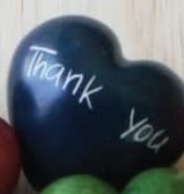 Venture Imports Word Hearts - Thank You, Blue