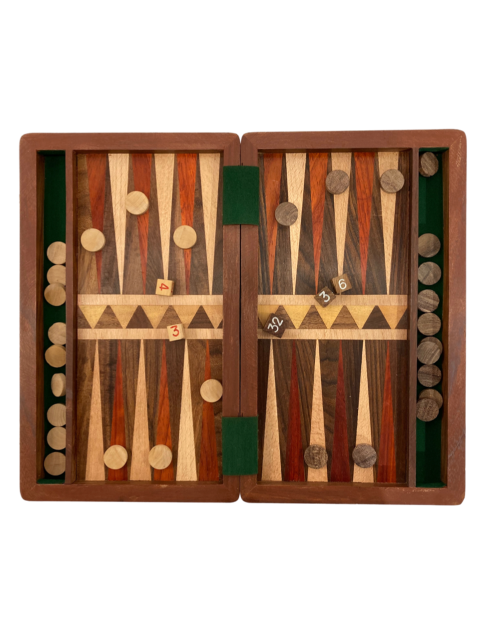 Ten Thousand Villages Canada Mixed Wood Backgammon Game