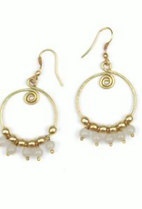 Ten Thousand Villages Canada Hoops and Beads Earrings
