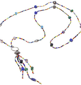 Ten Thousand Villages Canada Brilliantly Beaded Tassel Necklace