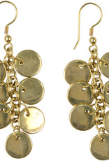 Ten Thousand Villages Canada Disk Cluster Earrings