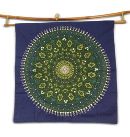 Ten Thousand Villages Canada Navy Medallion Wall Hanging