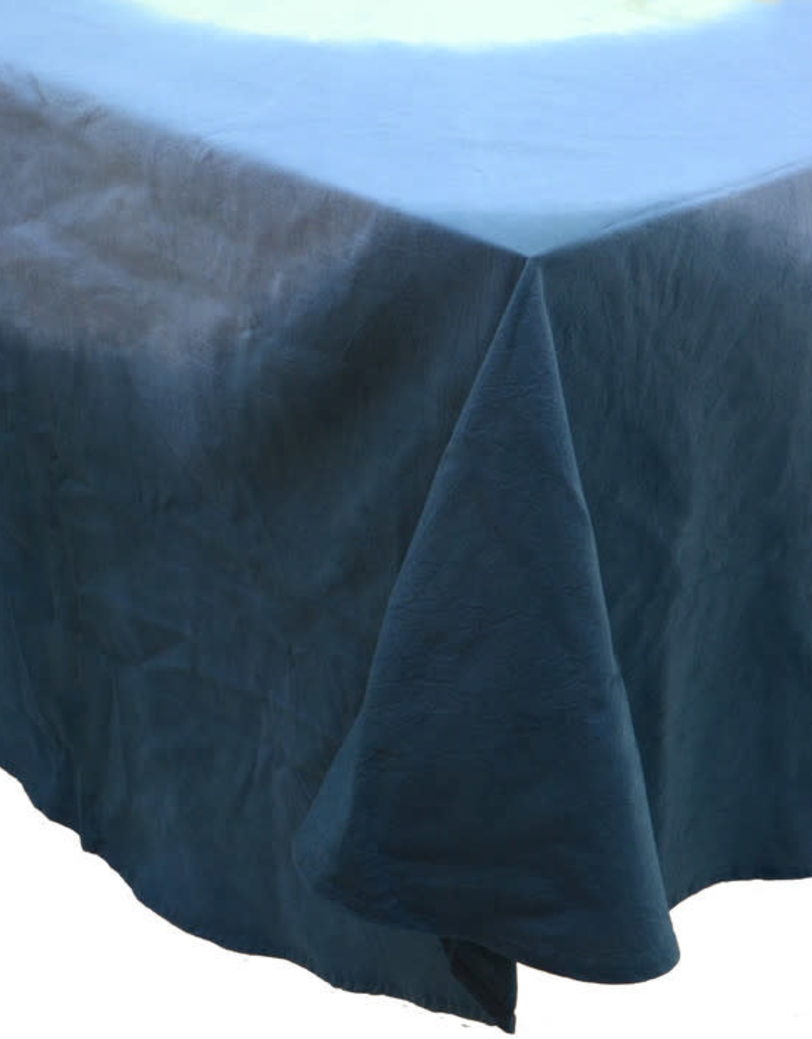 Ten Thousand Villages Canada Round Blue Dip Dye Tablecloth
