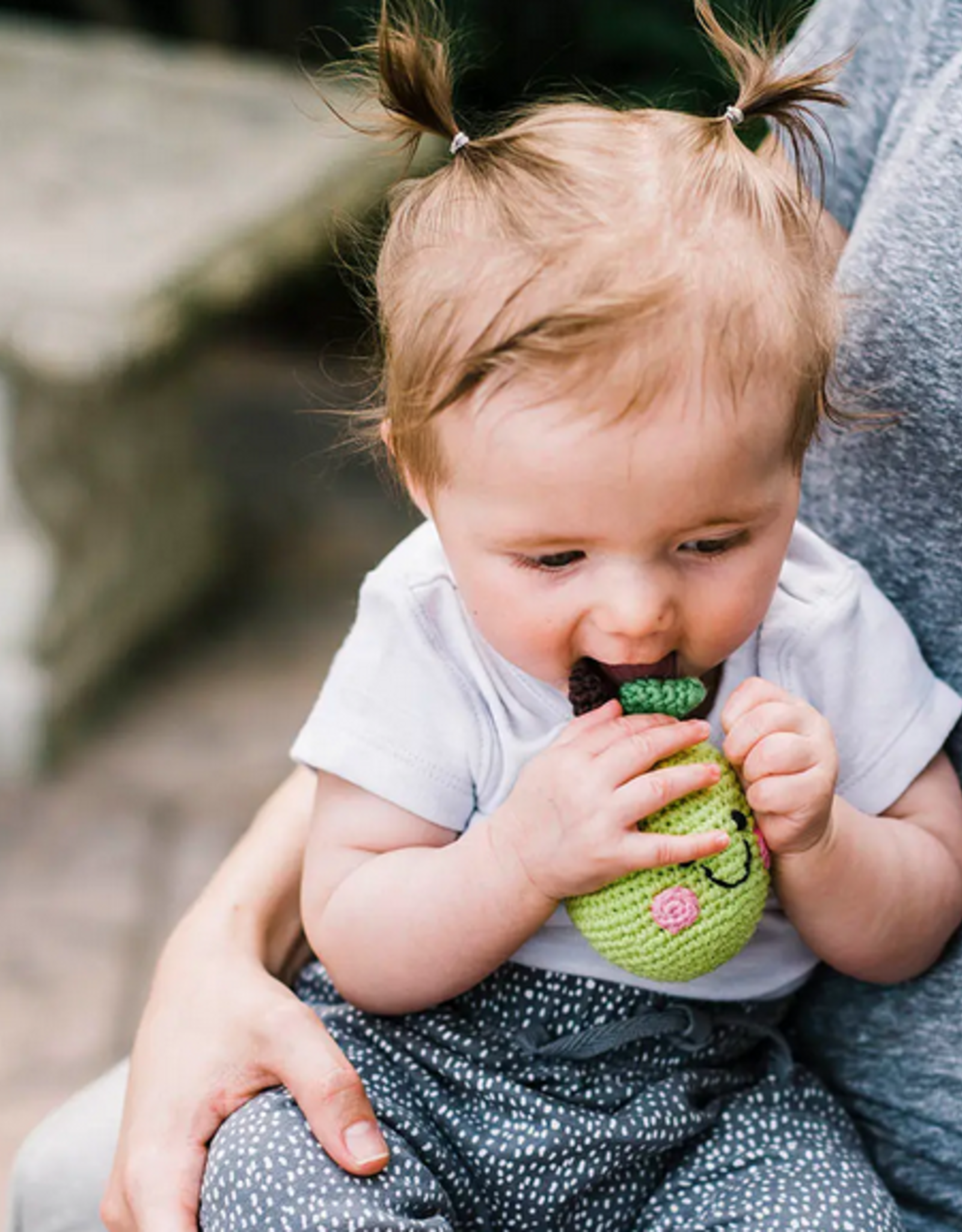 Pebble Friendly Pear Rattle