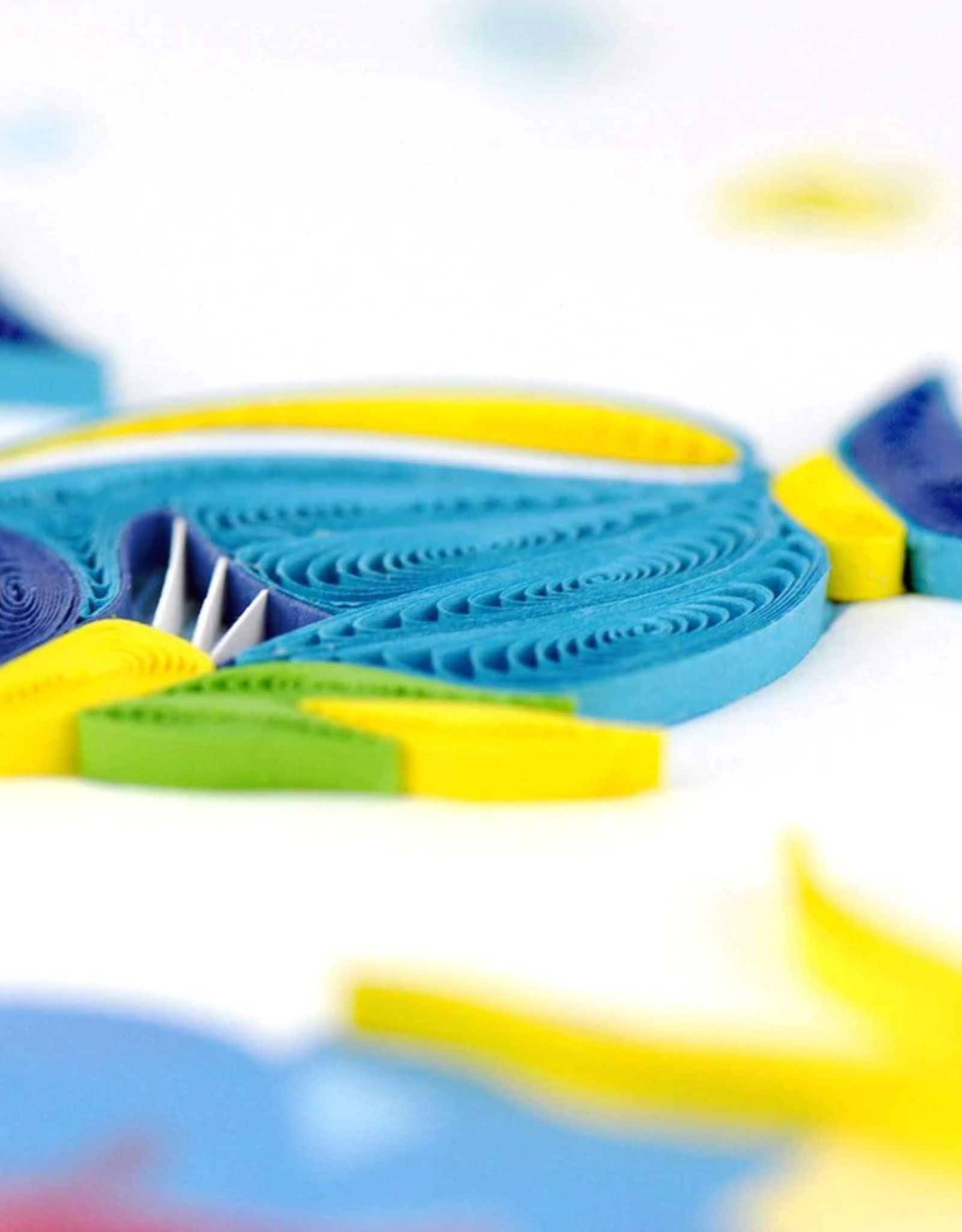 Quilling Card Quilled Colorful Fish Greeting Card