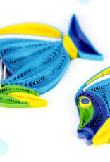 Quilling Card Quilled Colorful Fish Greeting Card