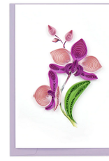 Quilling Card Quilled Orchid Gift Enclosure Mini Card