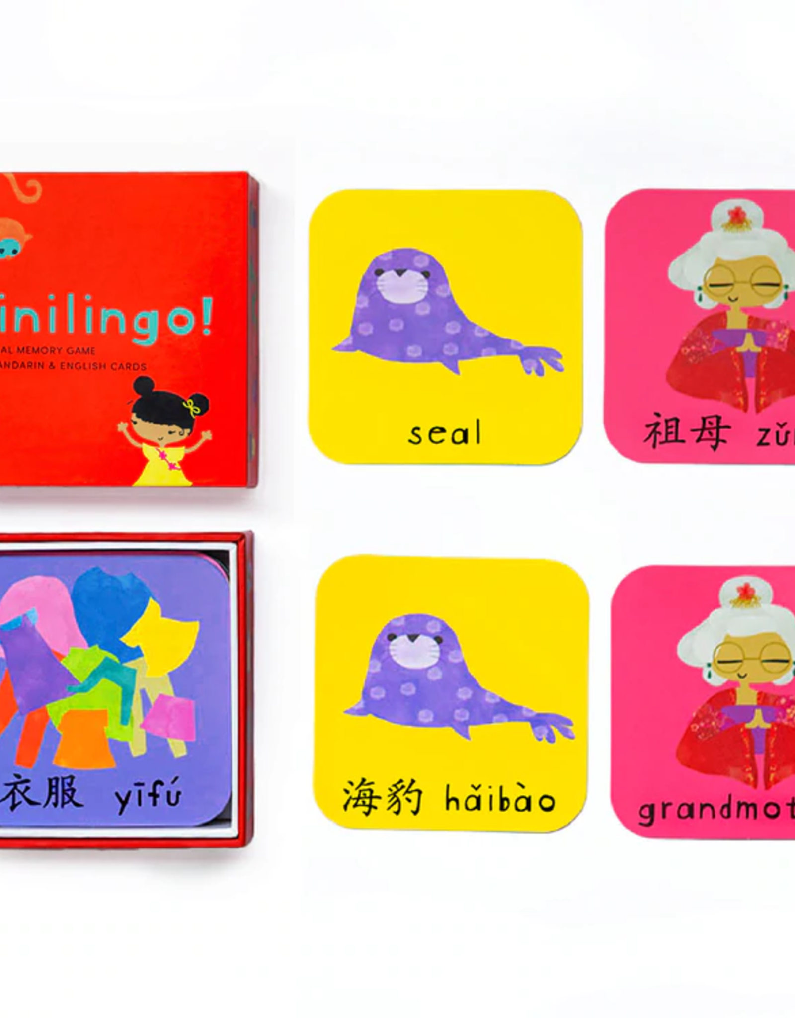 Worldwide Buddies Minilingo, Mandarin/English (Card Game)