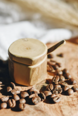 Upavim Crafts Repurposed Coffeewood Mini Salt Box and Spoon