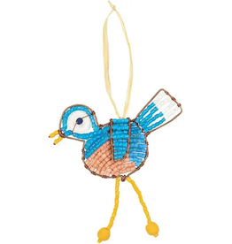 Global Mamas Blue Bird Ornament