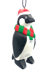 Women of the Cloud Forest Holiday Penguin Balsa Ornament