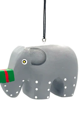 Women of the Cloud Forest Holiday Elephant Balsa Ornament