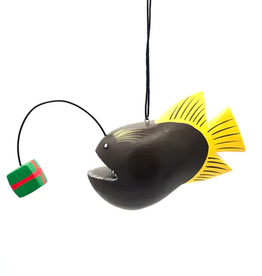 Women of the Cloud Forest Holiday Angler Fish Balsa Ornament