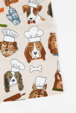 Ten Thousand Villages Dog Chefs Tea Towel