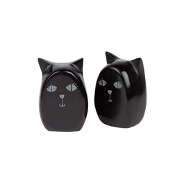 Ten Thousand Villages Cat Salt and Pepper Shaker