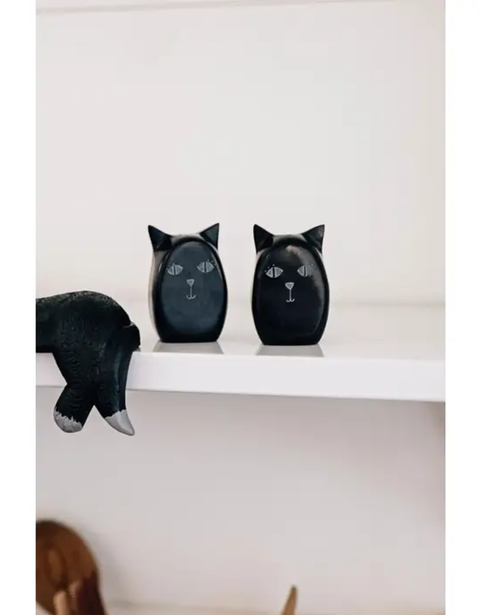 Ten Thousand Villages Cat Salt and Pepper Shaker