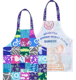 Global Mamas Apron Kids Reversible Patchwork