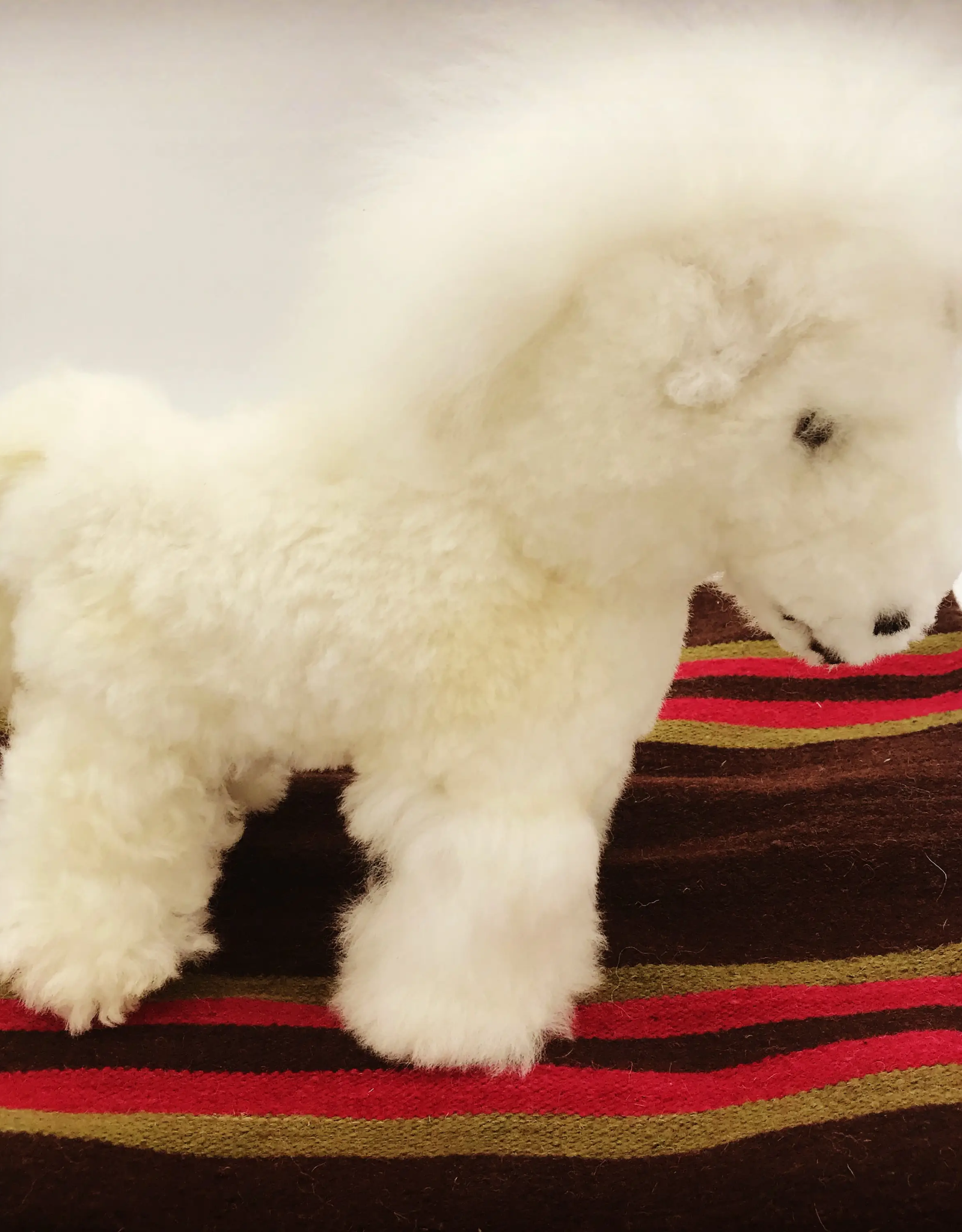 Blossom Inspirations Ivory Unicorn Alpaca Fur Toy