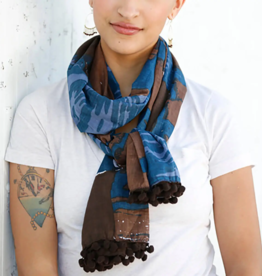 WorldFinds Horizon Scarf/Sarong- Chocolate