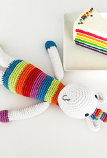 Pebble Unicorn Rattle Rainbow - Large