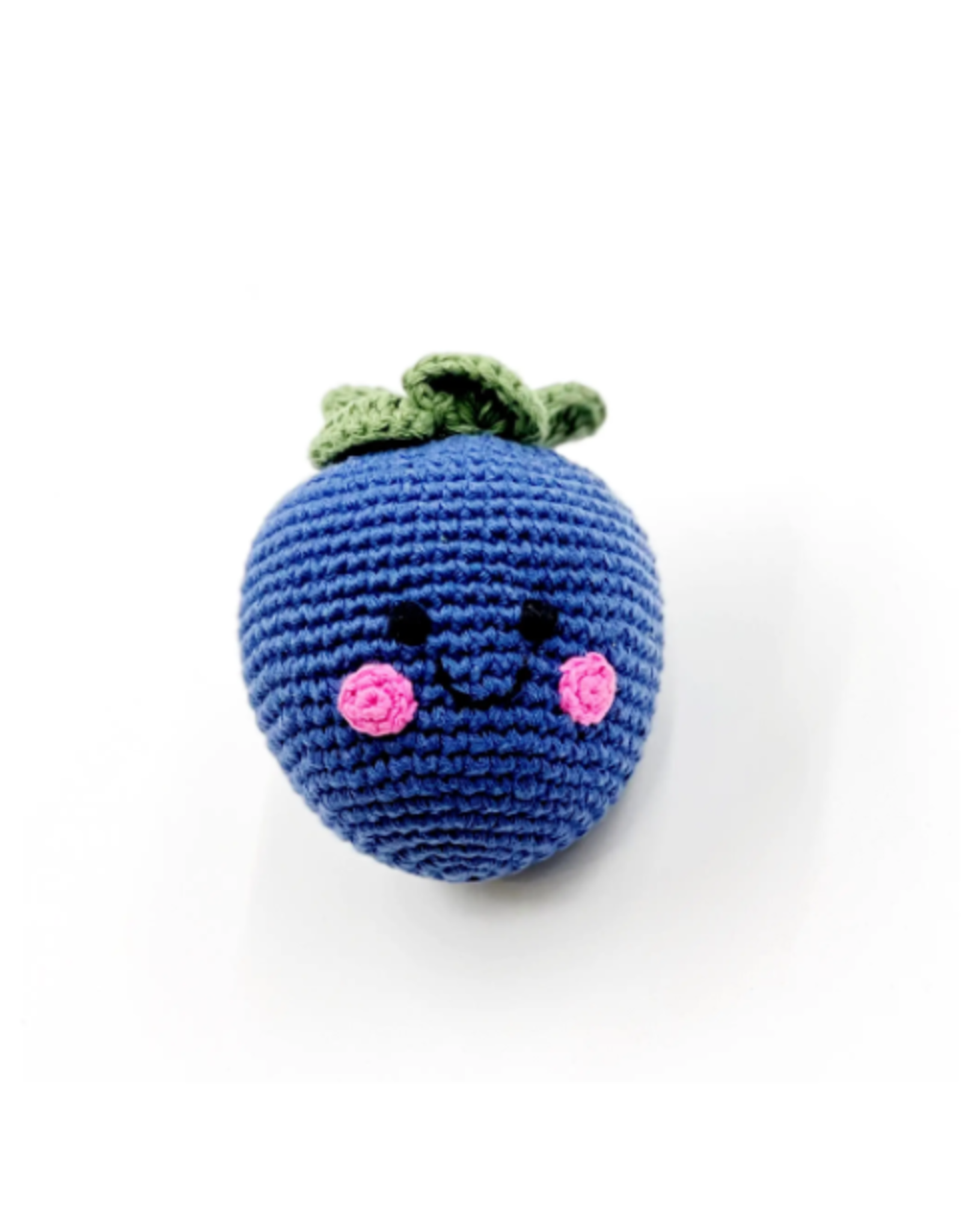 Pebble Friendly Blueberry Rattle