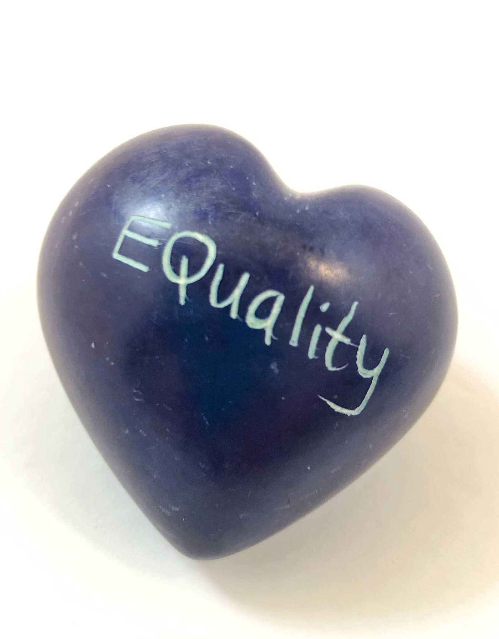 Venture Imports Word Hearts - Equality, Blue