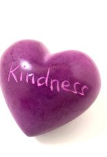 Venture Imports Word Hearts - Kindness, Pink