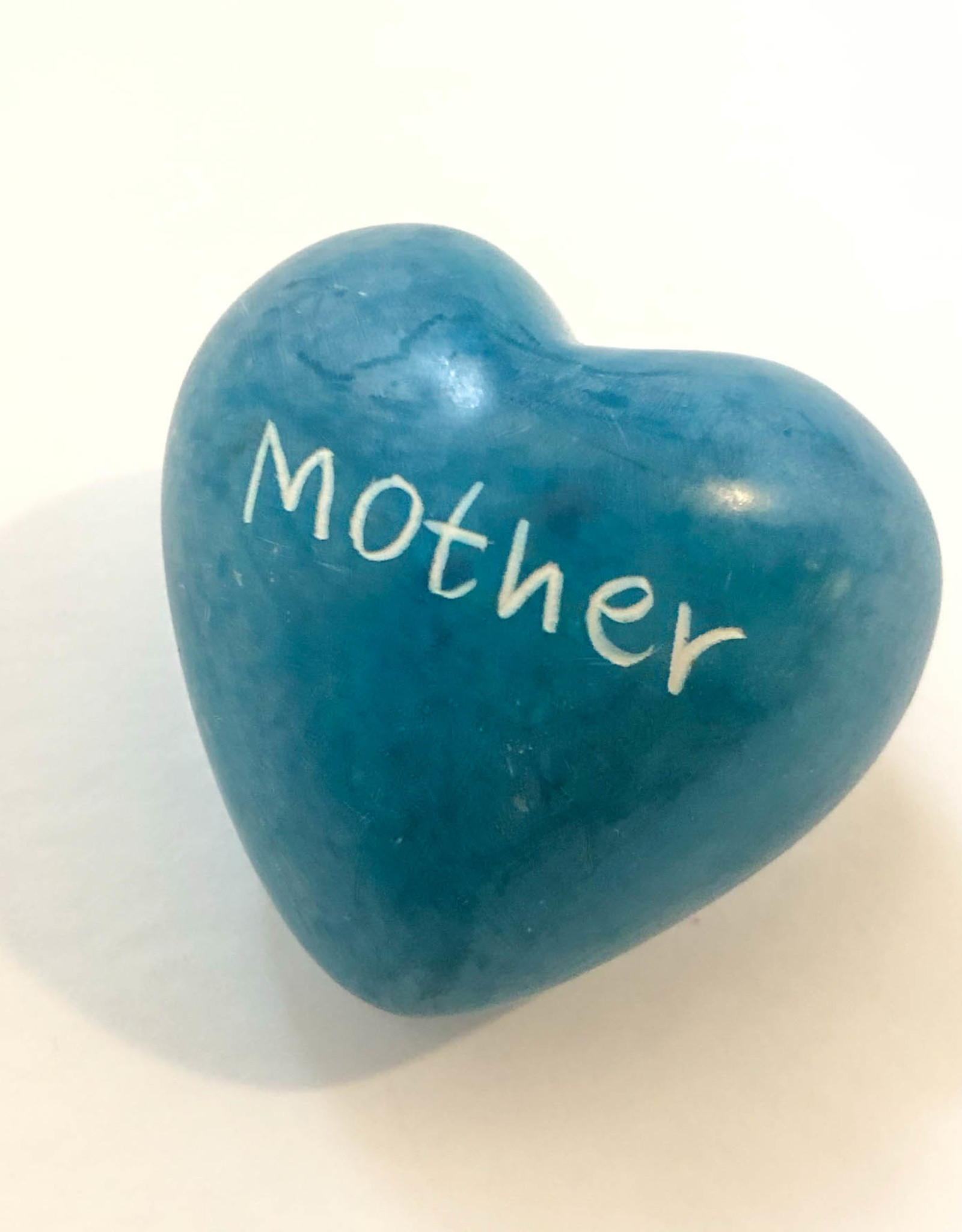 Venture Imports Word Hearts - Mother, Pale Blue