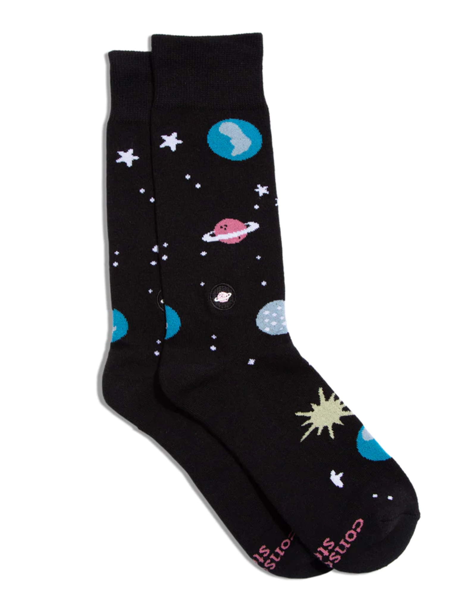 Conscious Step Socks that Support Space Exploration (Planets)