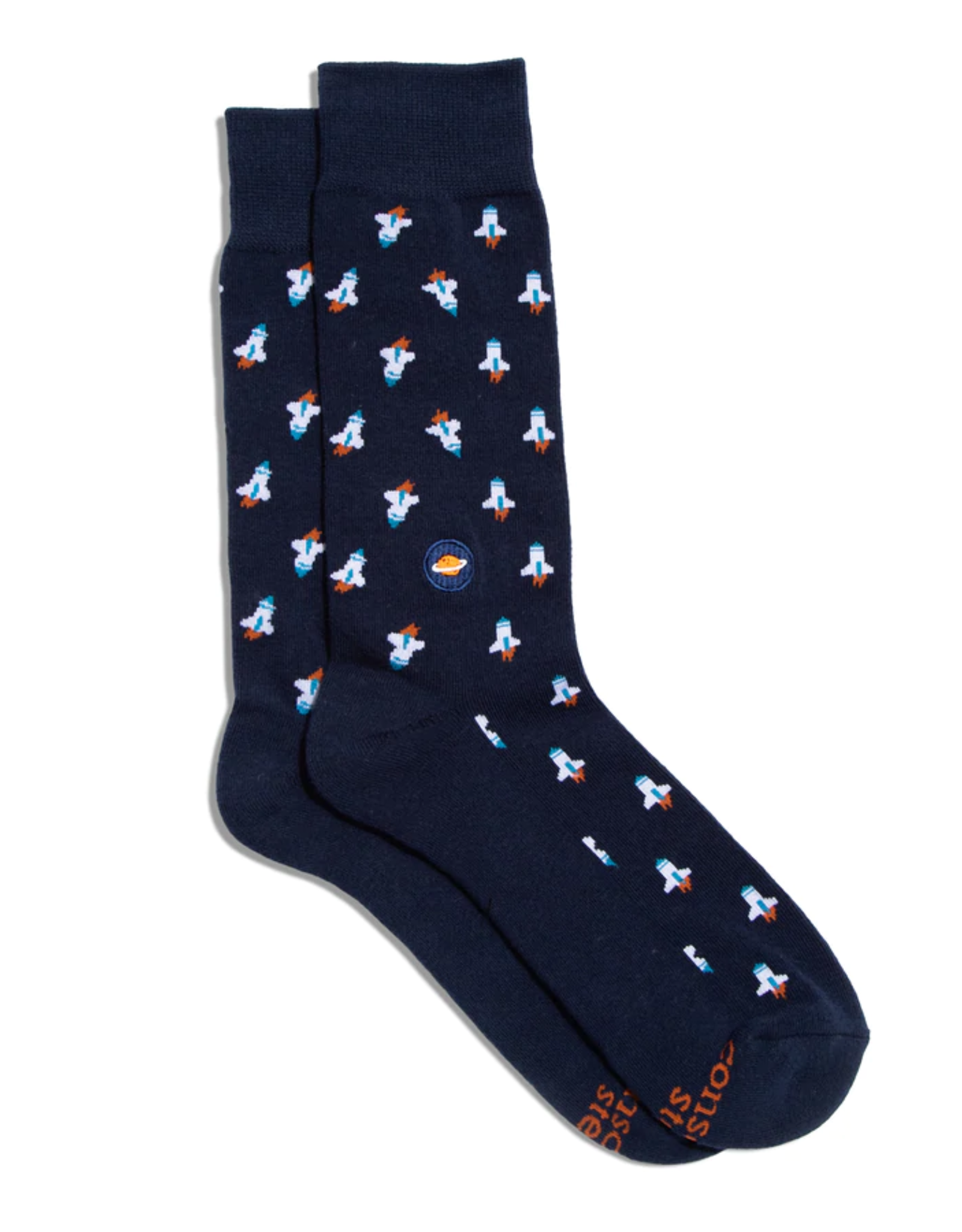 Conscious Step Socks that Support Space Exploration (Rockets)