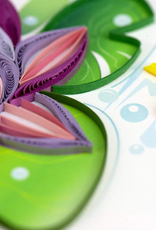 Quilling Card Quilled Water Lily Card