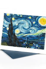 Quilling Card Quilled Starry Night, Van Gogh - Artist Series