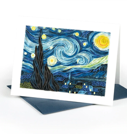 Quilling Card Quilled Starry Night, Van Gogh - Artist Series