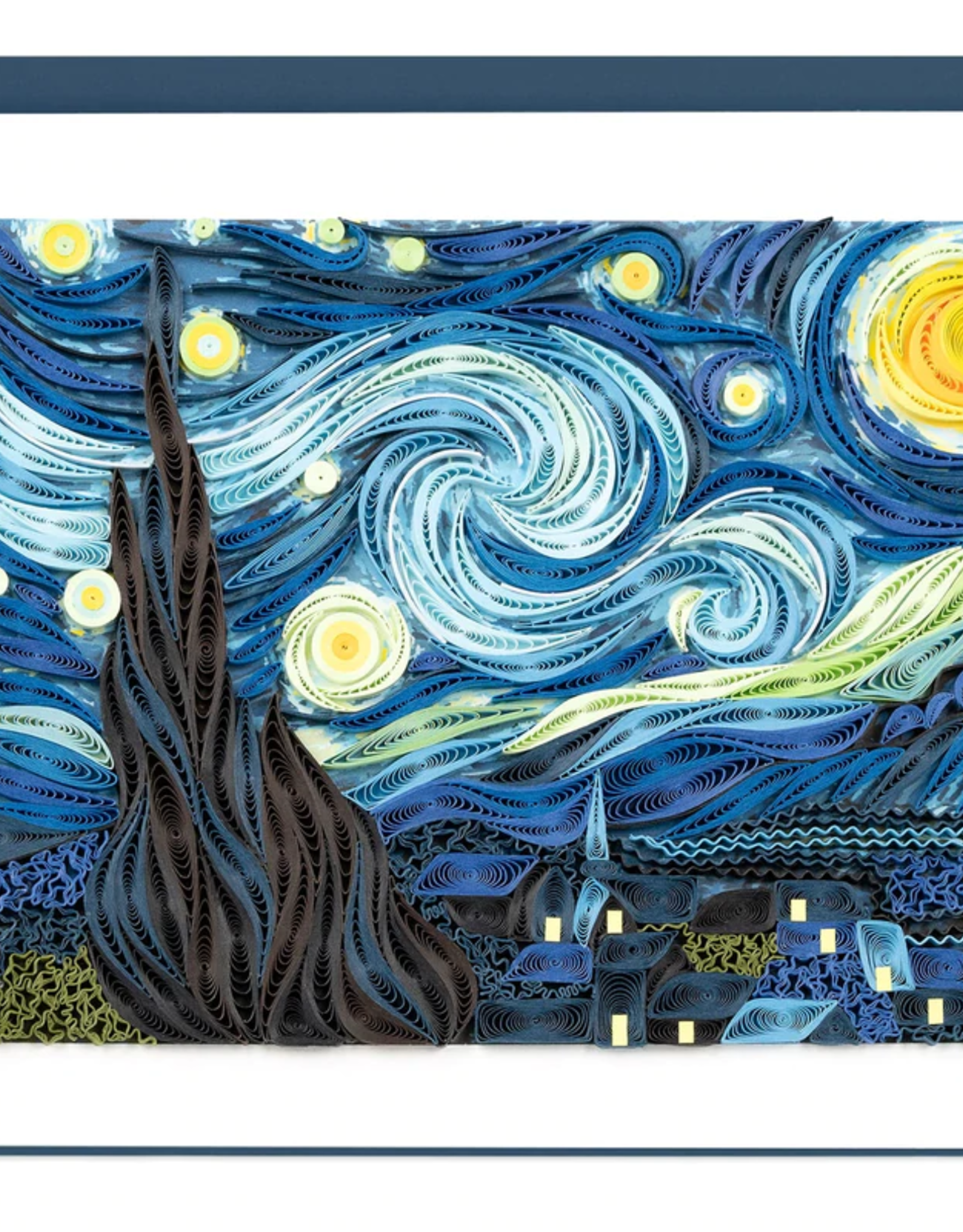 Quilling Card Quilled Starry Night, Van Gogh - Artist Series