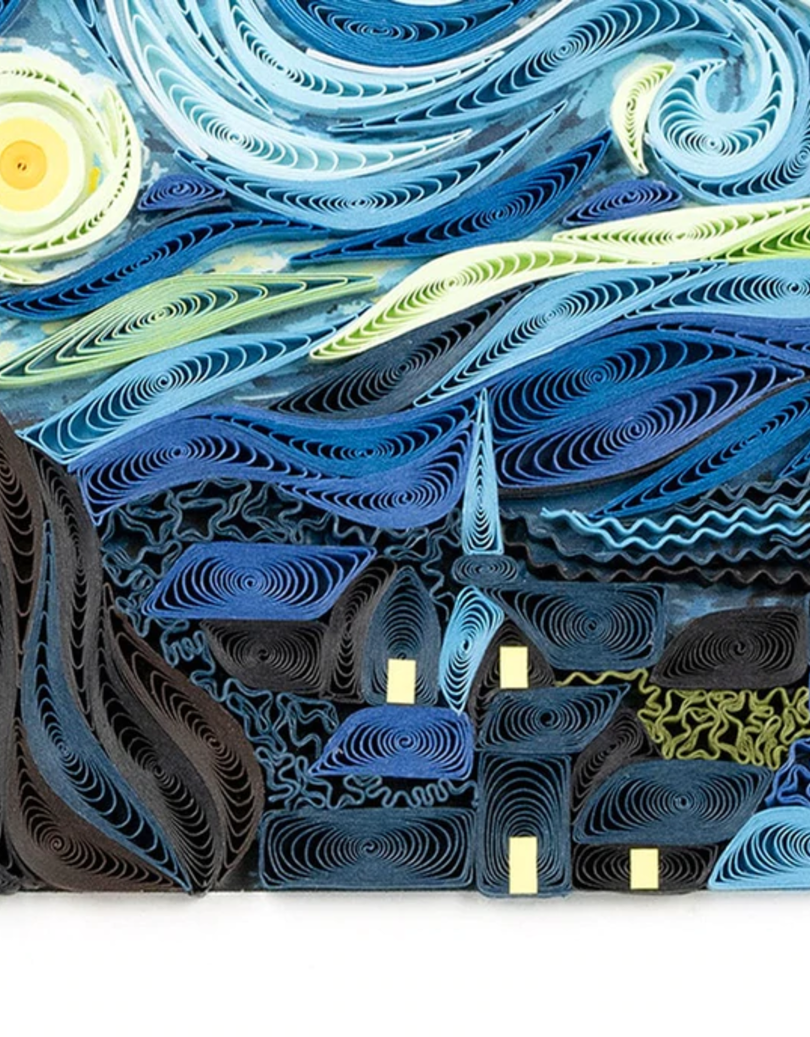 Quilling Card Quilled Starry Night, Van Gogh - Artist Series