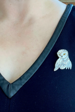 Tulia Artisans Owl Brooch