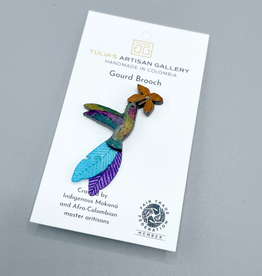 Tulia Artisans Hummingbird Pin XS