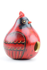 Serrv Cardinal Gourd Birdhouse