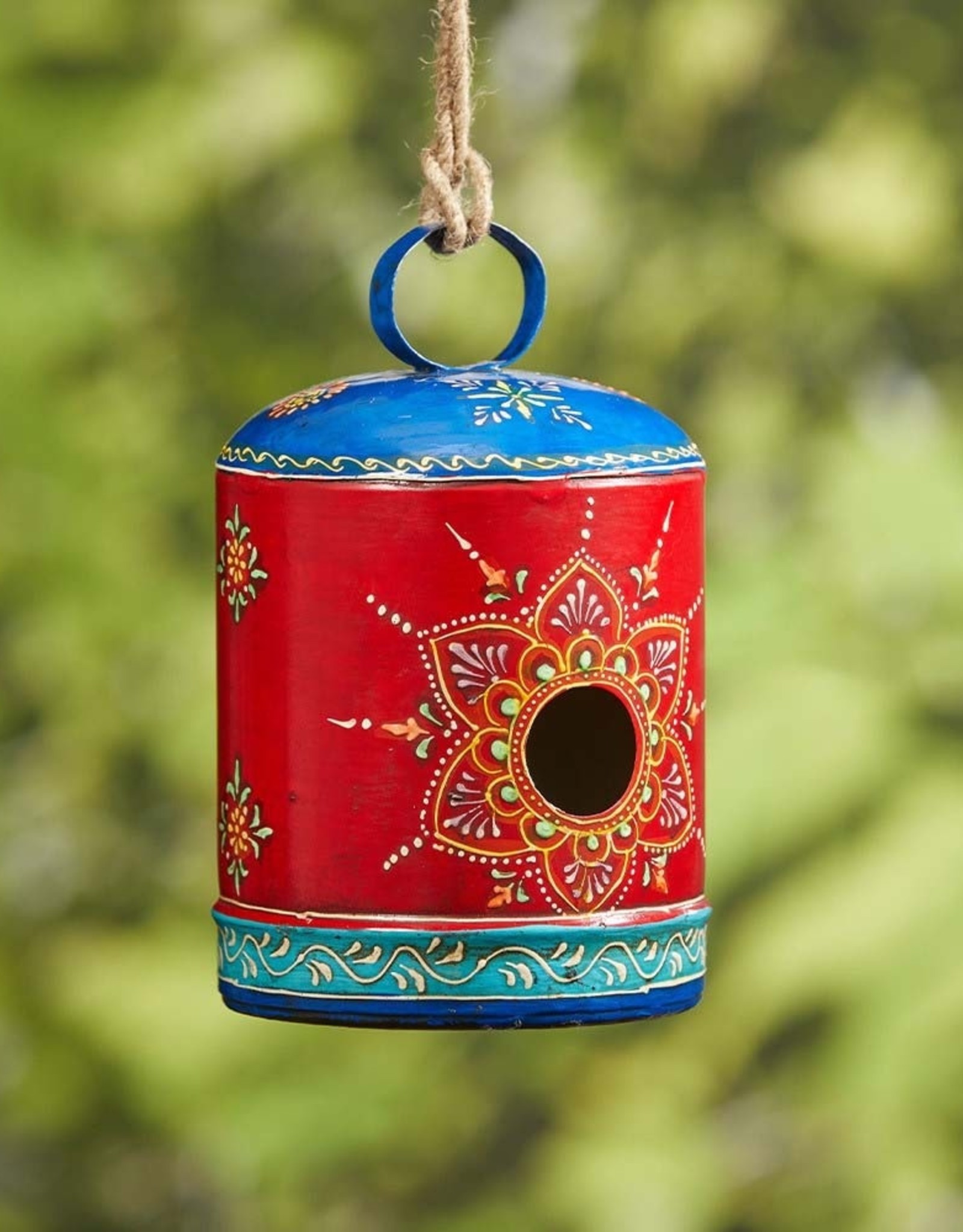 Serrv Rangeni Painted Birdhouse