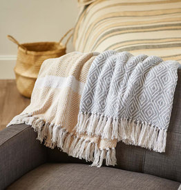 Serrv Rethread Throw - Gray