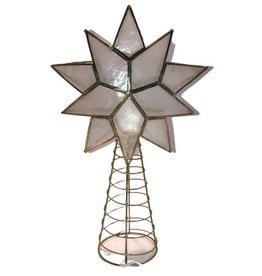 Ten Thousand Villages Capiz Star Tree Topper