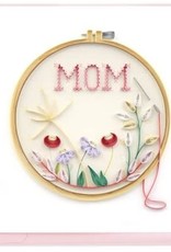 Quilling Card Quilled Mother's Day Cross Stitch Card