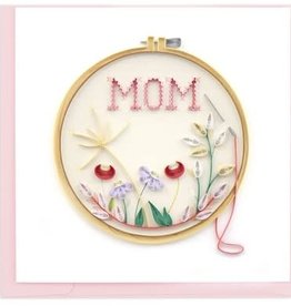 Quilling Card Quilled Mother's Day Cross Stitch Card