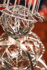 Mira Fair Trade Silver Wire Snowperson