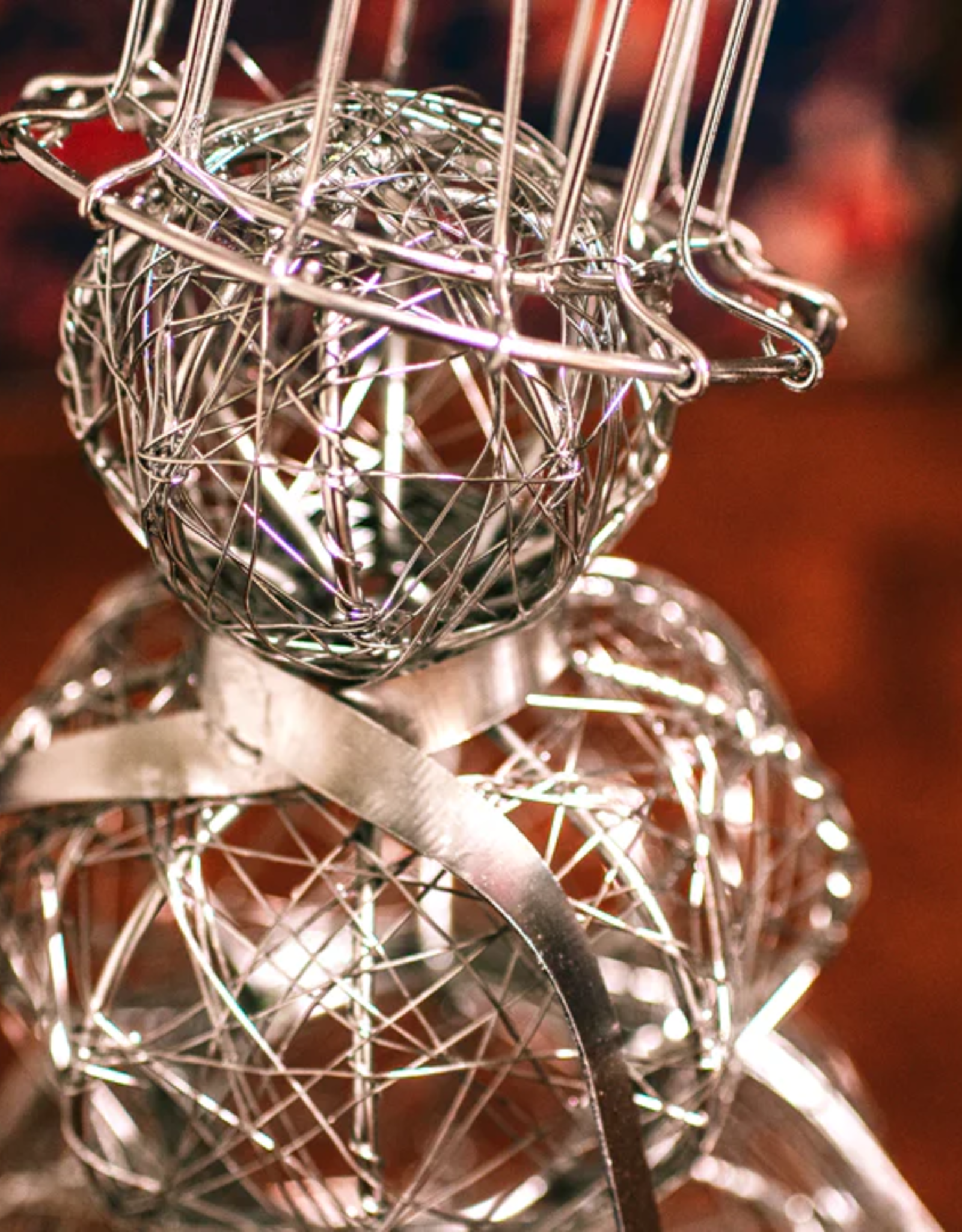 Mira Fair Trade Silver Wire Snowperson