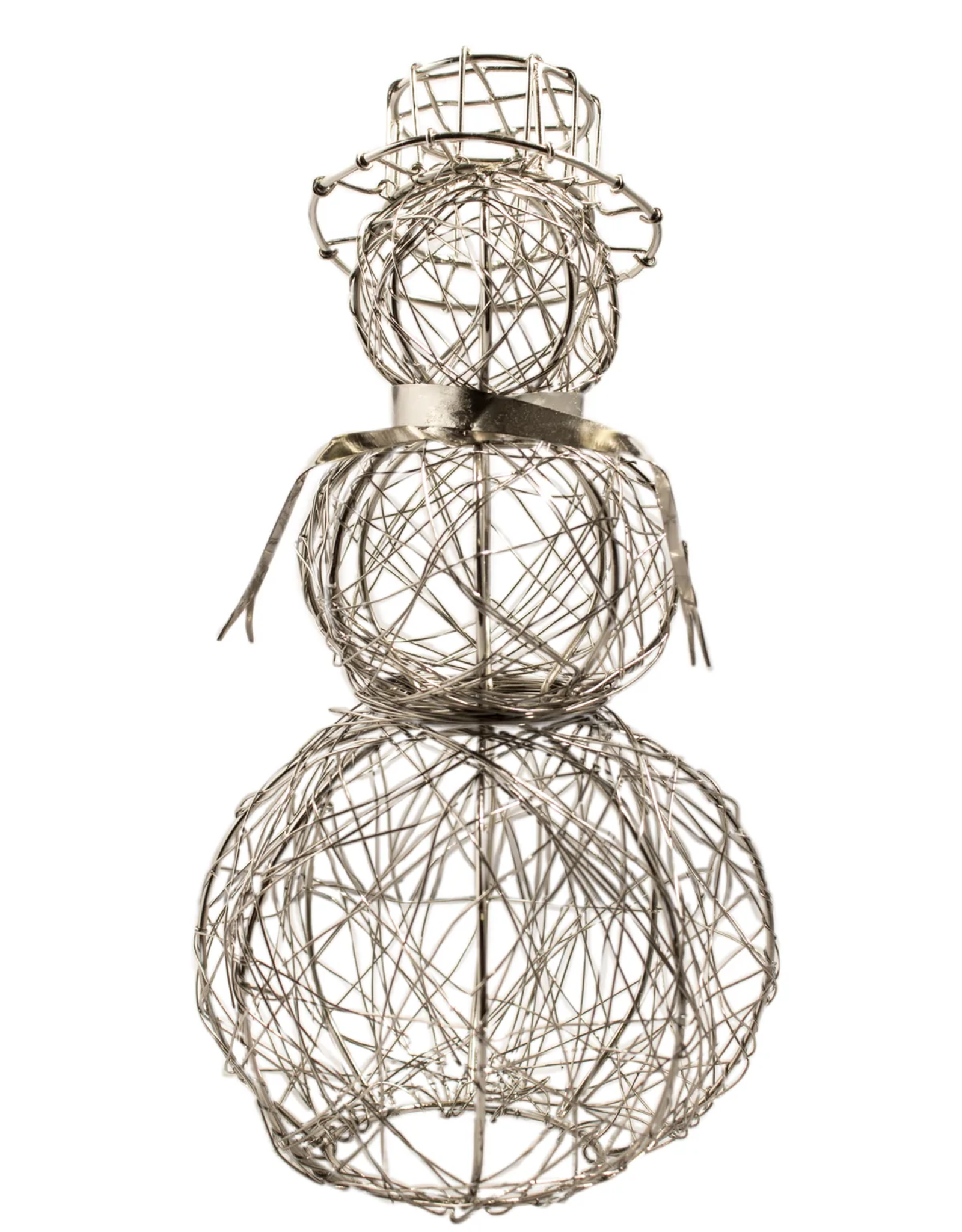 Mira Fair Trade Silver Wire Snowperson