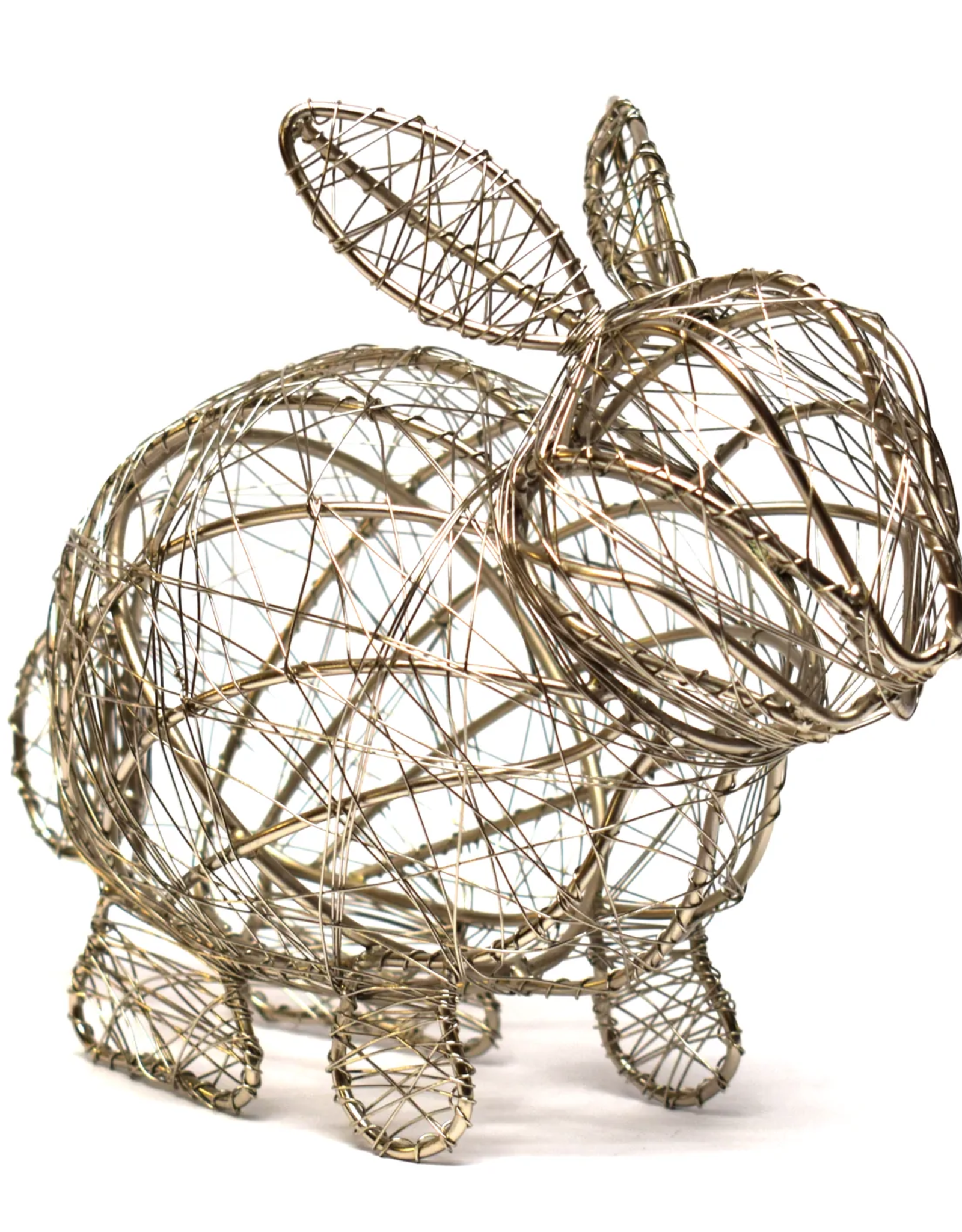 Mira Fair Trade Silver Wrapped Wire Bunny